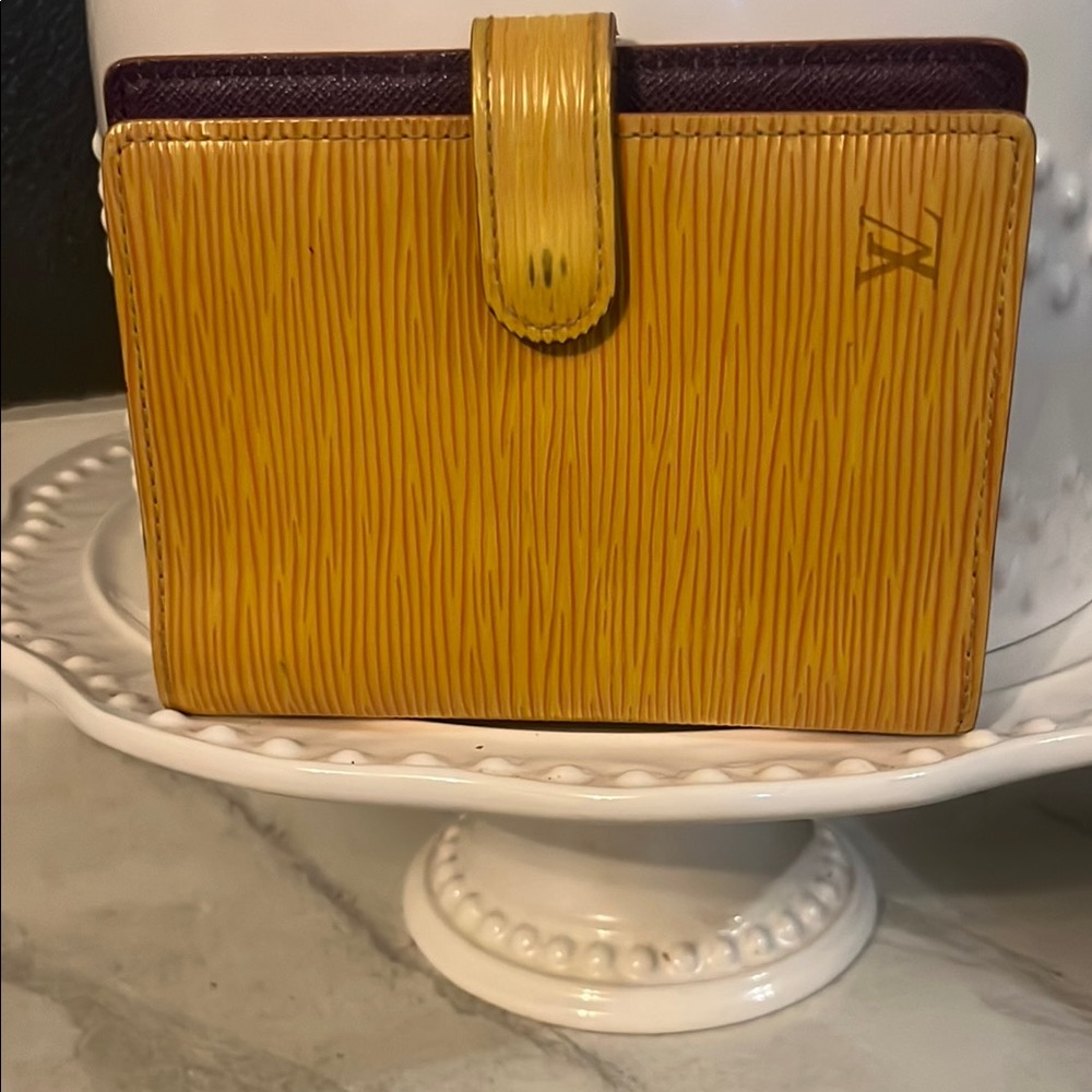 Louis Vuitton Yellow Epi Agenda